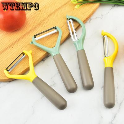 Бытовая овощечистка из нержавеющей стали, лезвие для дыни, креативный многоцелевой нож для очистки овощей, скребок для дыни, фруктов, картофеля