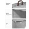 Laundry Basket Foldable Wall Hanging Durable Space-Saving Dirty Clothes Storage Basket Home Accessories