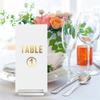 Blank Place Card Holder DIY Table Number Stands Transparent Sign Holder  Bridal Shower