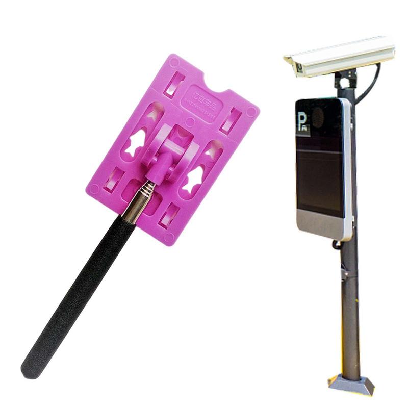 Телескопический держатель для карт, бесконтактный стержень для оплаты парковки автомобиля, держатель для карт с функцией считывания платы за парковку