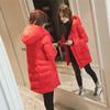 Одежда с хлопковой подкладкой, женская куртка средней длины, свободное повседневное студенческое утепленное новое корейское пальто