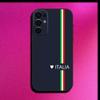 Italy Italia National Flag Phone Case For Samsung S25,S24,S21,S22,S23,S30,Ultra,S20,Plus,Fe,Lite,Note,10,9,5G Black Cover