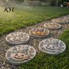 Concrete Stepping Stone Molds Silicone Mold for Halloween DIY Garden Pathway, Flexible Reusable Casting Cement, Sunflower Cat Pumpkin Art Decor Patio