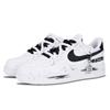 Nike Air Force 1 Black White Splatter Non Slip And Waterproof Low top Skateboard Shoes Men's Black White CW2288-111(Team1001-)