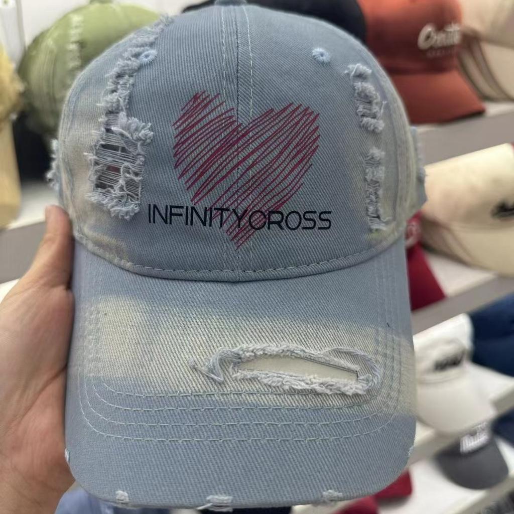 Новая рваная бейсболка ручной росписи для мужчин и женщин, повседневная шляпа для защиты от солнца, подчеркивающая лицо, маленькая и универсальная бейсболка, трендовая