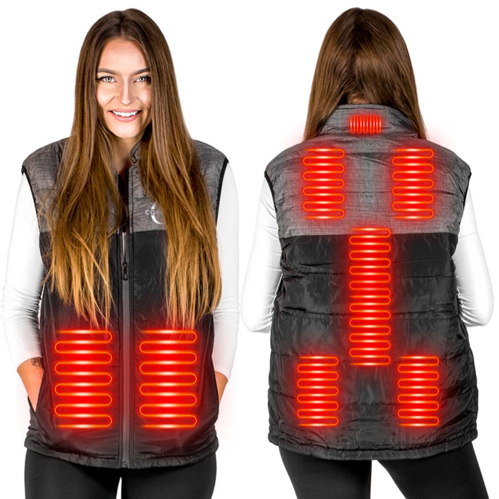 Heated Vest Sleeveless Usb Women' Men' Spring Navy Blue Heated Vest Sleeveless Usb Men' Gift Navy Blue Quilted
