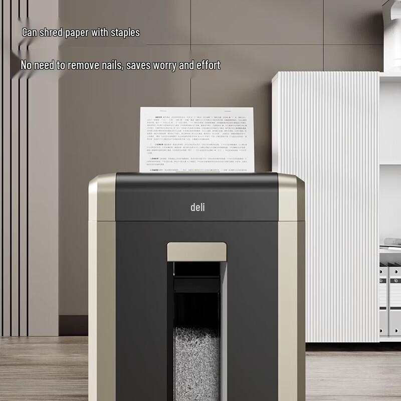 Deli GA704 Commercial Cross-Cut Paper Shredder CN plug (adapter included)