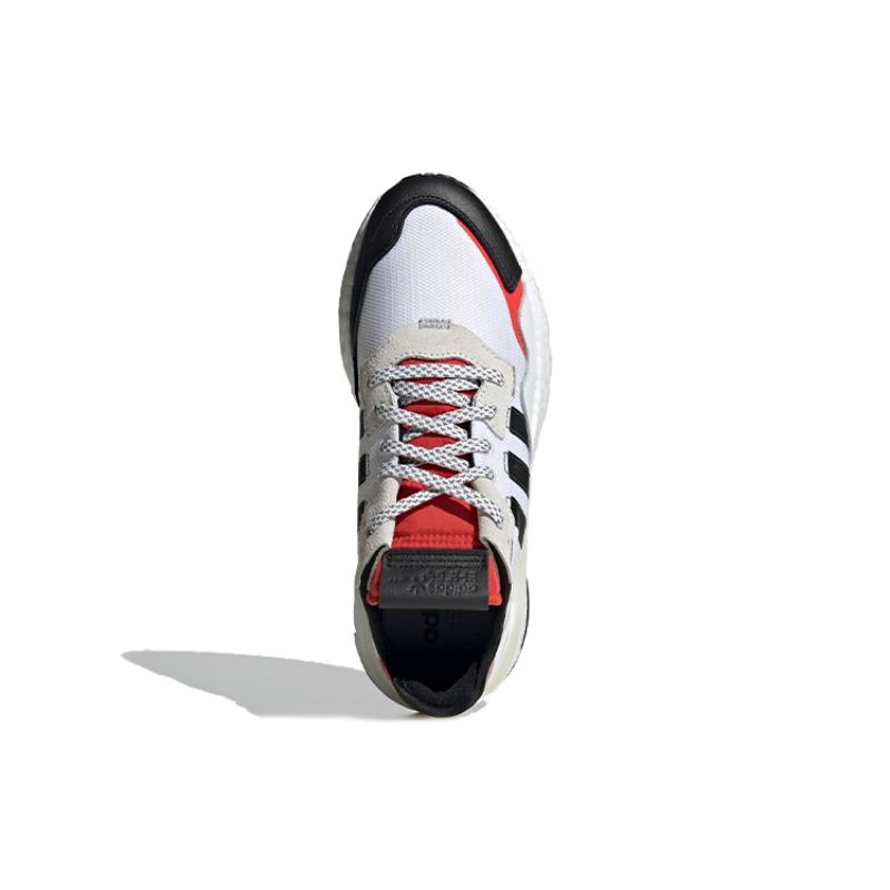 adidas Кроссовки Nite Jogger Белые Черные Красные EH1293