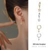 Banyan Tree S925 Silver Star Earrings - Trendy European/American Design for Women