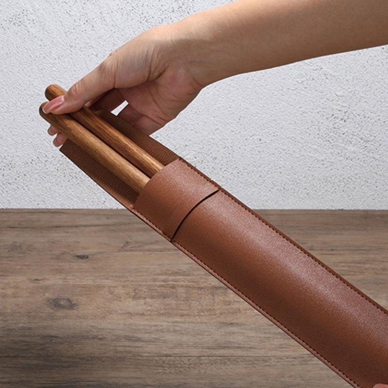 Защитный чехол для барабанных палочек из искусственной кожи, портативный чехол для хранения барабанных палочек, водонепроницаемая сумка для барабанных палочек, удобная для переноски