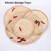 6 Размеров Плетеная Бамбуковая Сито-Плотик Ручной Работы DIY Декоративная Корзина для Фруктов Хлеба Декор Дома