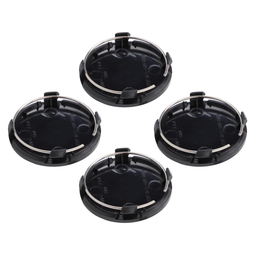 4PCS Wheel Center Caps Rain Proof Exquisite Car Rim Center Hub Cover Cap Decoration for Automobile Modification