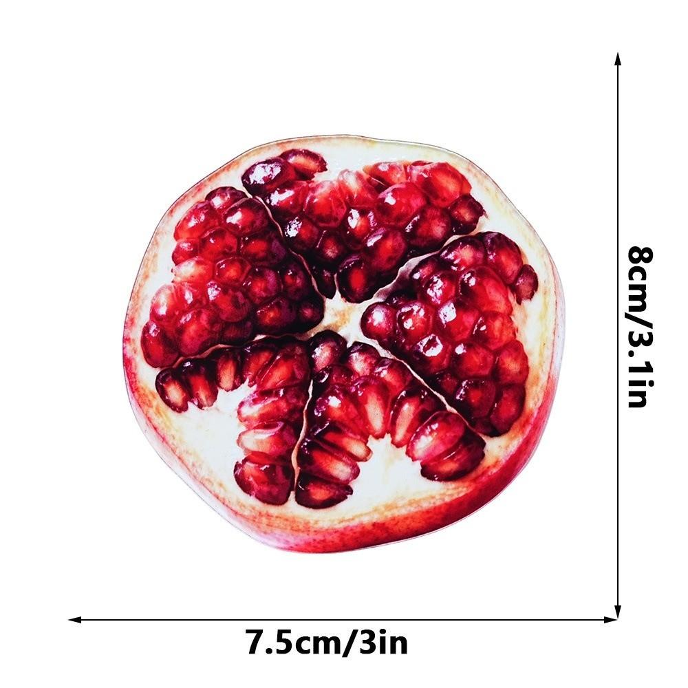 Simulation Fruit Translucent Bookmark Refractive Color Fruit Bookmark Acrylic Bookmark Note Marker