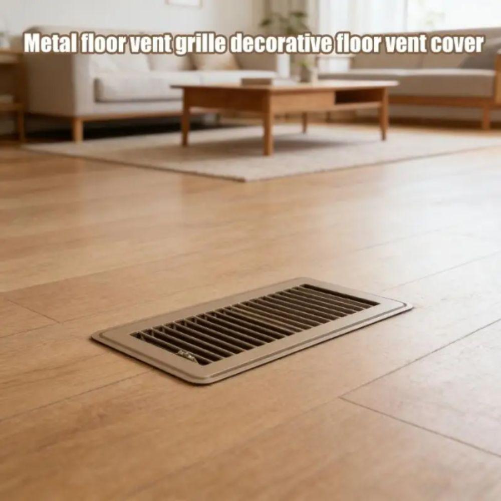 Carbon Steel Floor Register High Efficiency Air Vent Covers 2-Pack Floor Vent Covers  Home Floor
