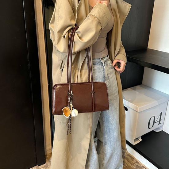 Женская сумка из искусственной кожи, сумка через плечо для поездок на работу, маленькая сумочка, милая сумка-хобо, сумка-тоут подмышку для ежедневных дел, путешествий, шопинга