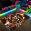 Hull City Football Design Crystal Velvet Carpet Cozy Non?Slip Printed Rug For Bedroom Living Room Entrance