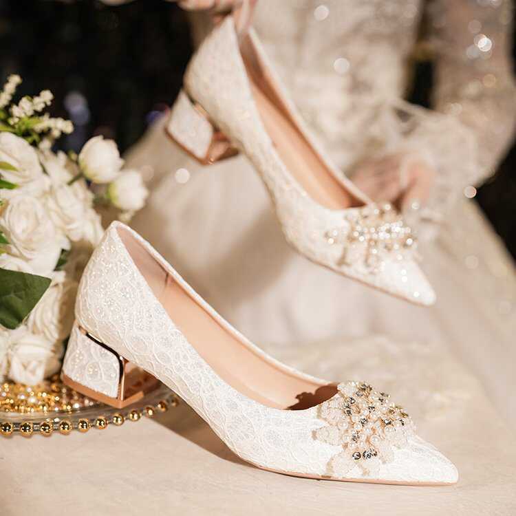 Модные туфли на среднем каблуке, туфли на толстом каблуке, свадебные туфли, женские туфли для невесты, туфли для подружки невесты, два способа носки, обычно можно носить как одинарные туфли, женские 2025 новые