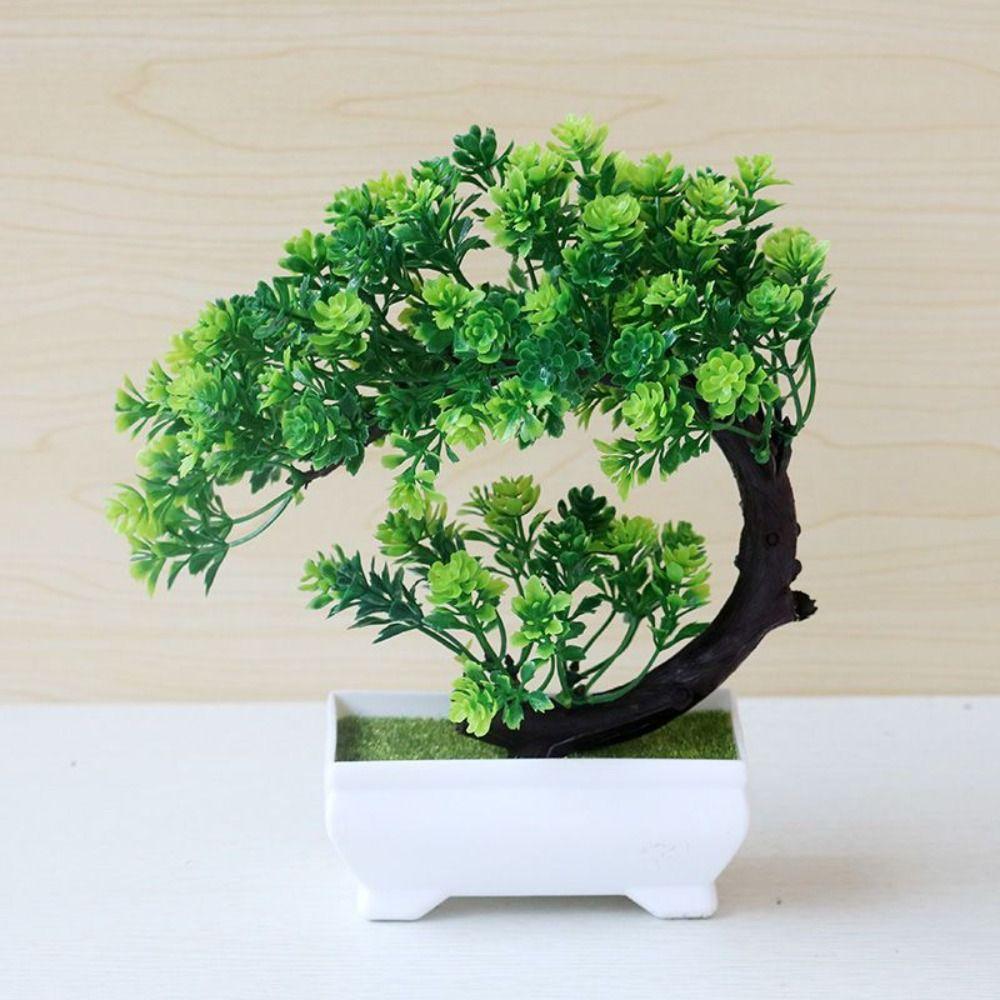 Многоцелевое искусственное растение, реалистичное моделирование растения, искусственные растения в горшках, сад бонсай