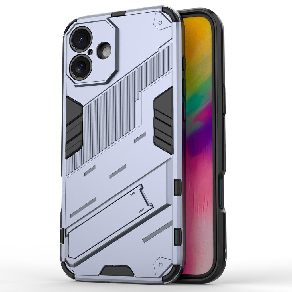 Чехол для iPhone 16 Plus PC+TPU Противоударный Чехол для телефона с подставкой