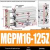 Compact Three-Axis Pneumatic Guided Rod Cylinder 12/16/20/25/32-10/20/40/50/75z