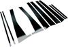 BRIGHTZ Finish Stainless Steel Black Plated Pillar Panels for the Move Custom Visor Compatible with Move Custom Ultra-Mirror LA100S/LA110S (No