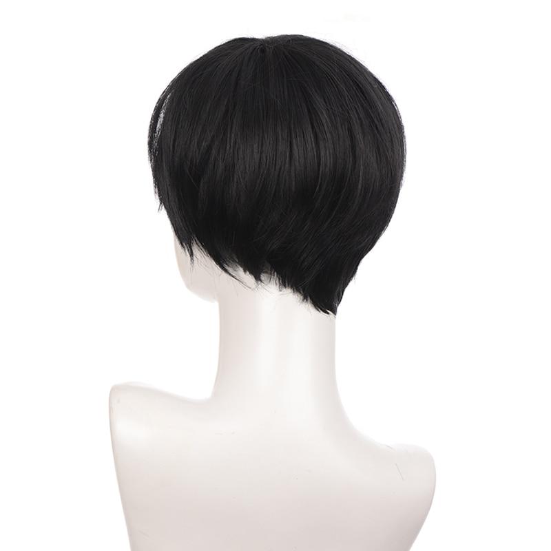 LUPU Korte Rechte Jongen Косплей Pruiken Аниме Zwart Bruin Wit Natuurlijke Fake Valse Haar Partij Pruik Voor Mannen Hoge Temperatuur fibre