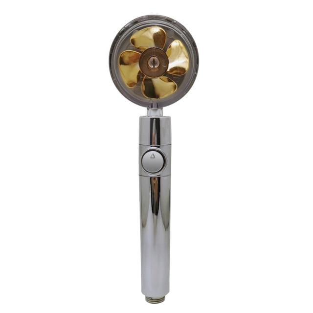 Новая пропеллерная душевая головка с хлопковым фильтром, турбонаддувом, ручная душевая насадка высокого давления