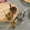 Equipped With A Hanging Hole Mini Saucepan Pot Stainless Steel Smooth Edge