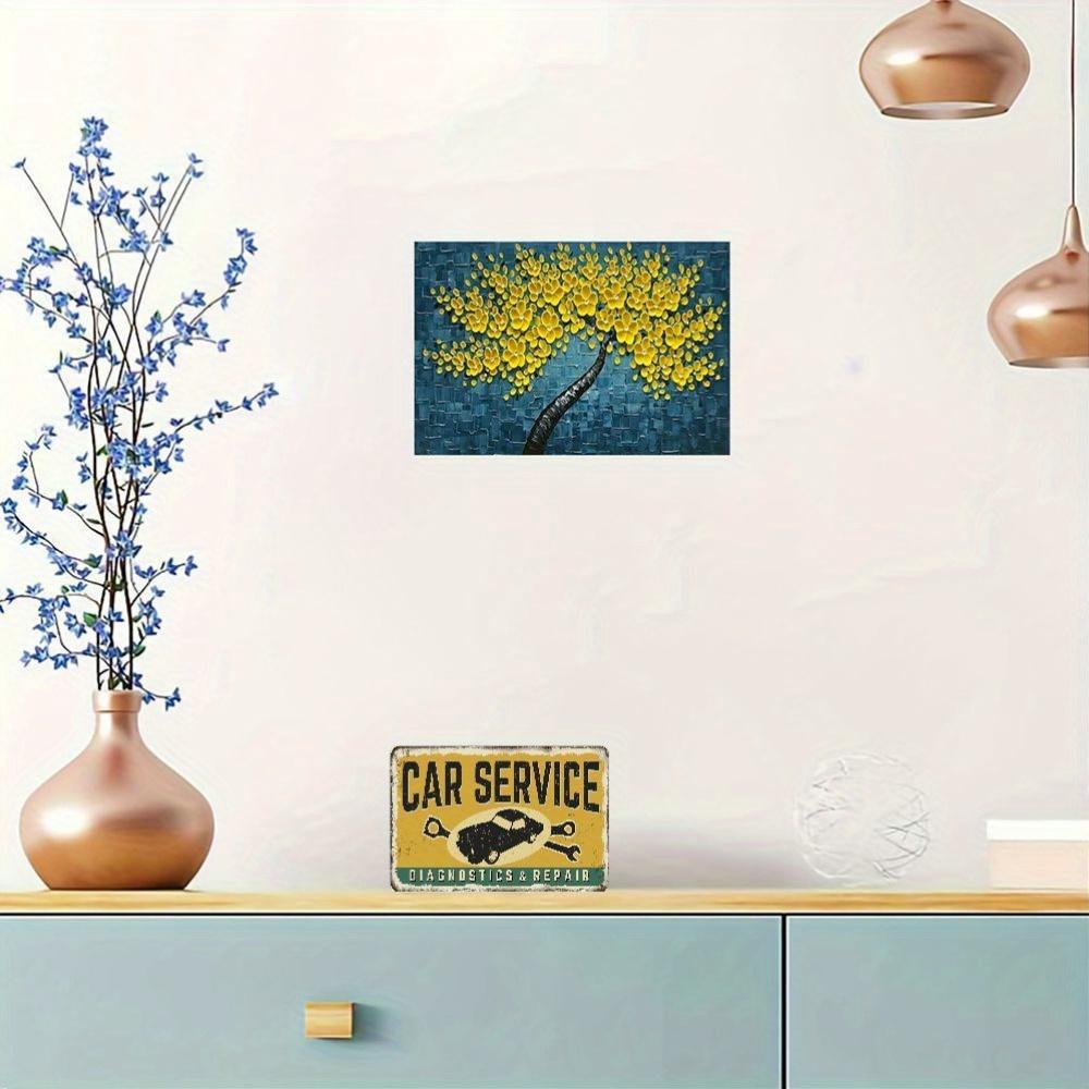 2D плоский 30*20 см деревянный старинный ржавый знак автосервиса, многоцелевой наружный декор для гаража, крыльца, кафе, бара, мужской пещеры, кухни фермерского дома, деревенский стиль