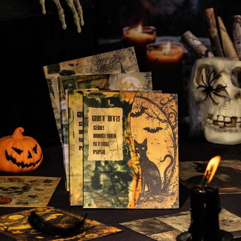 42 шт./лот Блокноты Материал Бумага Призрачные Заметки Junk Journal Скрапбукинг Карточки Ретро Фон Декоративная Бумага