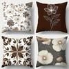 Домашний Декор Цветочные Узоры Наволочки для Подушек для Современного Дома Узор Наволочка Подходит для Дивана Спальни Автомобиля Наволочка