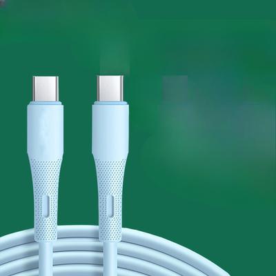 Применимо к Apple 15 Xiaomi Dual Type-C мобильный телефон PD быстрая зарядка 100 Вт планшет жидкий мягкий силиконовый кабель для передачи данных