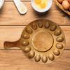 Wood Egg Holder Party Serving Tray Lightweight Practical Catering Platter Container