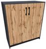 Chest Of Drawers 2D Grafit-Wotan Two-Door Cabinet Anthracite Rob