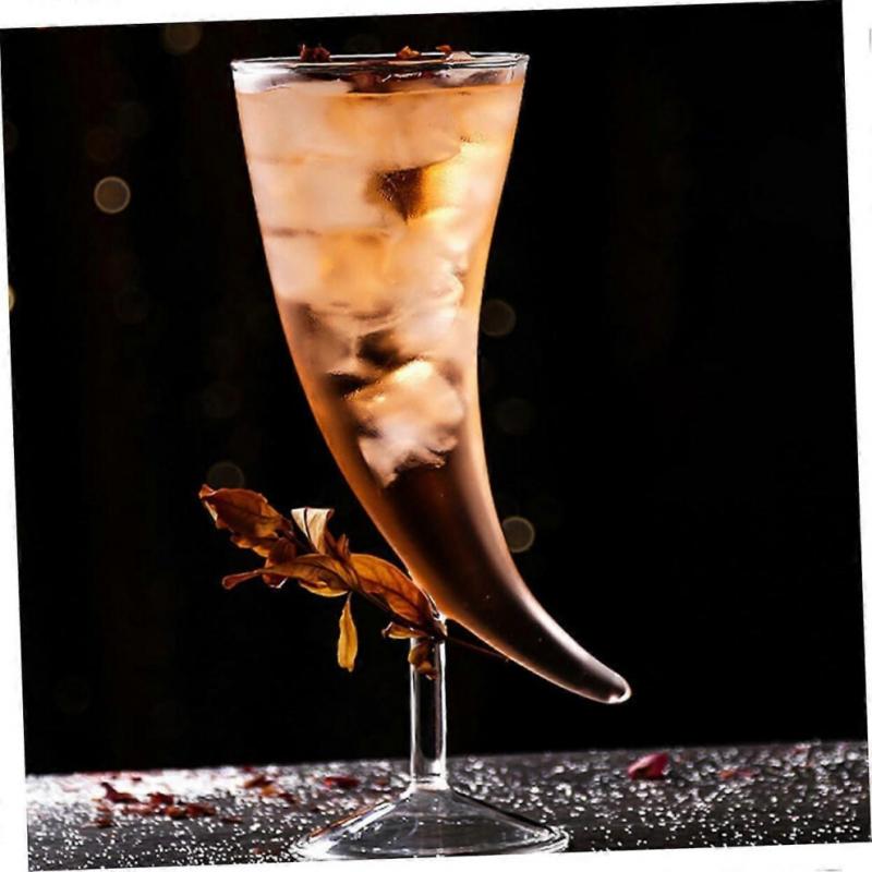Smoked Glass Cup for Party Cocktail Drinks Barbecher Transparent