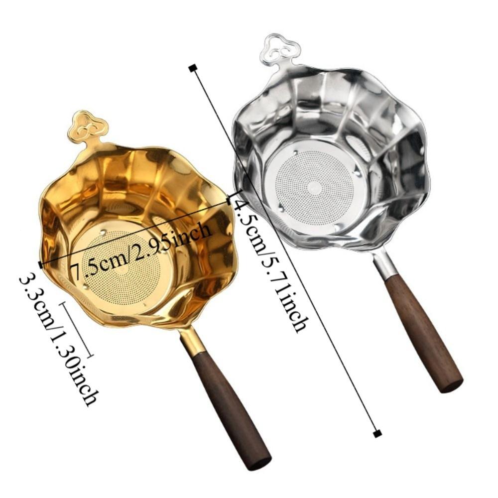 Zinc Zinc Alloy Lotus Leaf Cloud Tea Strainer Fine Mesh Tea Filter Portable Tea Sieve Gift