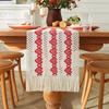 Table Cloth Macrame Table Runner Farmhouse Style Modern Farmhouse Decor Rustic Woven Cotton Festival Home Decoration