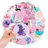 103 pink girl heart graffiti stickers children cartoon pattern room decoration stickers PVC self-adhesive