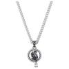 Swarovski Swan Faux Crystal, Rhodium Plated, Synthetic Cubic Zirconia Necklaces Unisex Silver 5680868