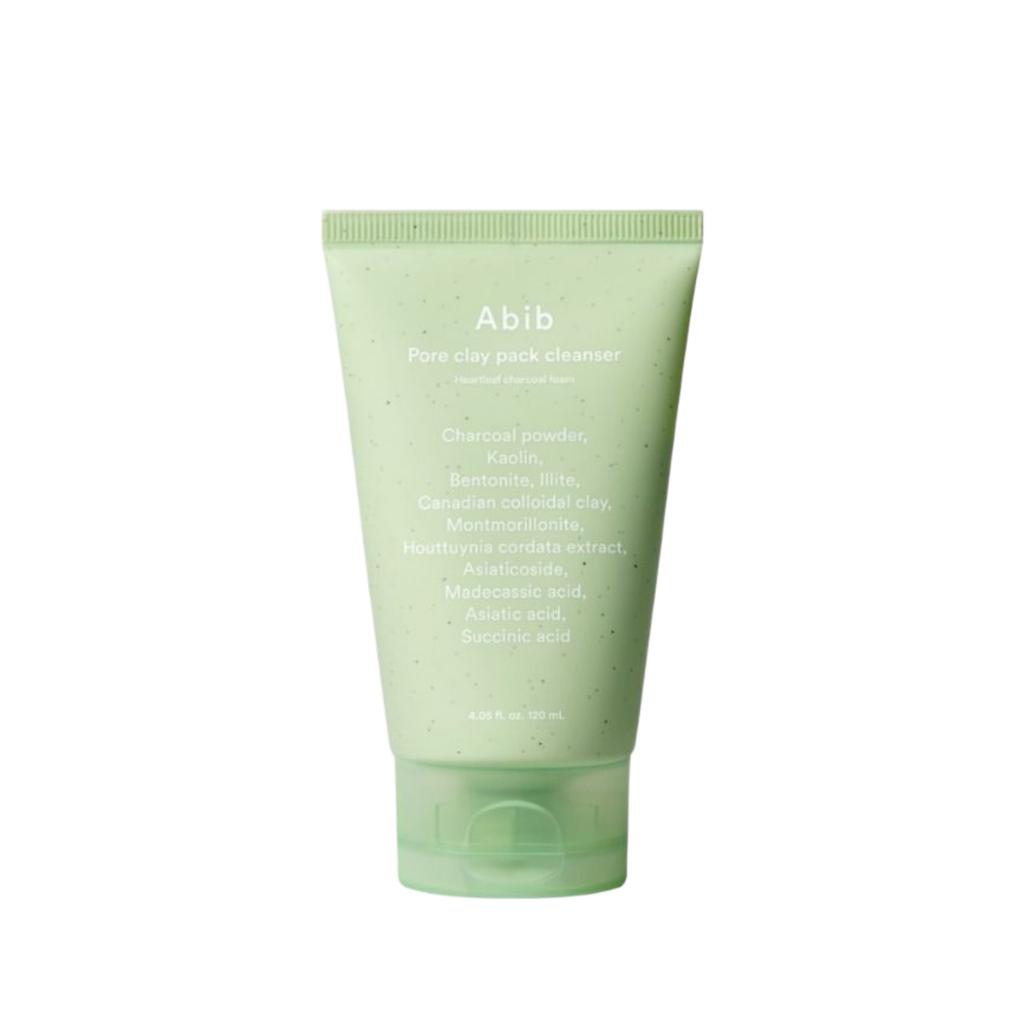 Abib Pore Clay Pack Cleanser Heartleaf Charcoal Pack to Foam Deep Cleansing 120ml