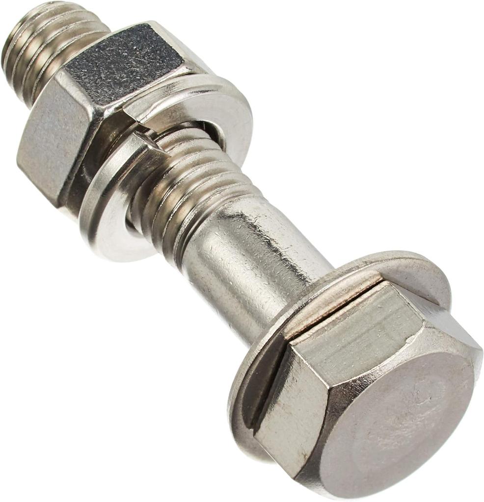 Muffler Gasket for Stainless Steel Exhaust Gasket (Juran) Flange Bolt Set (Set of 2, M10x45mm)