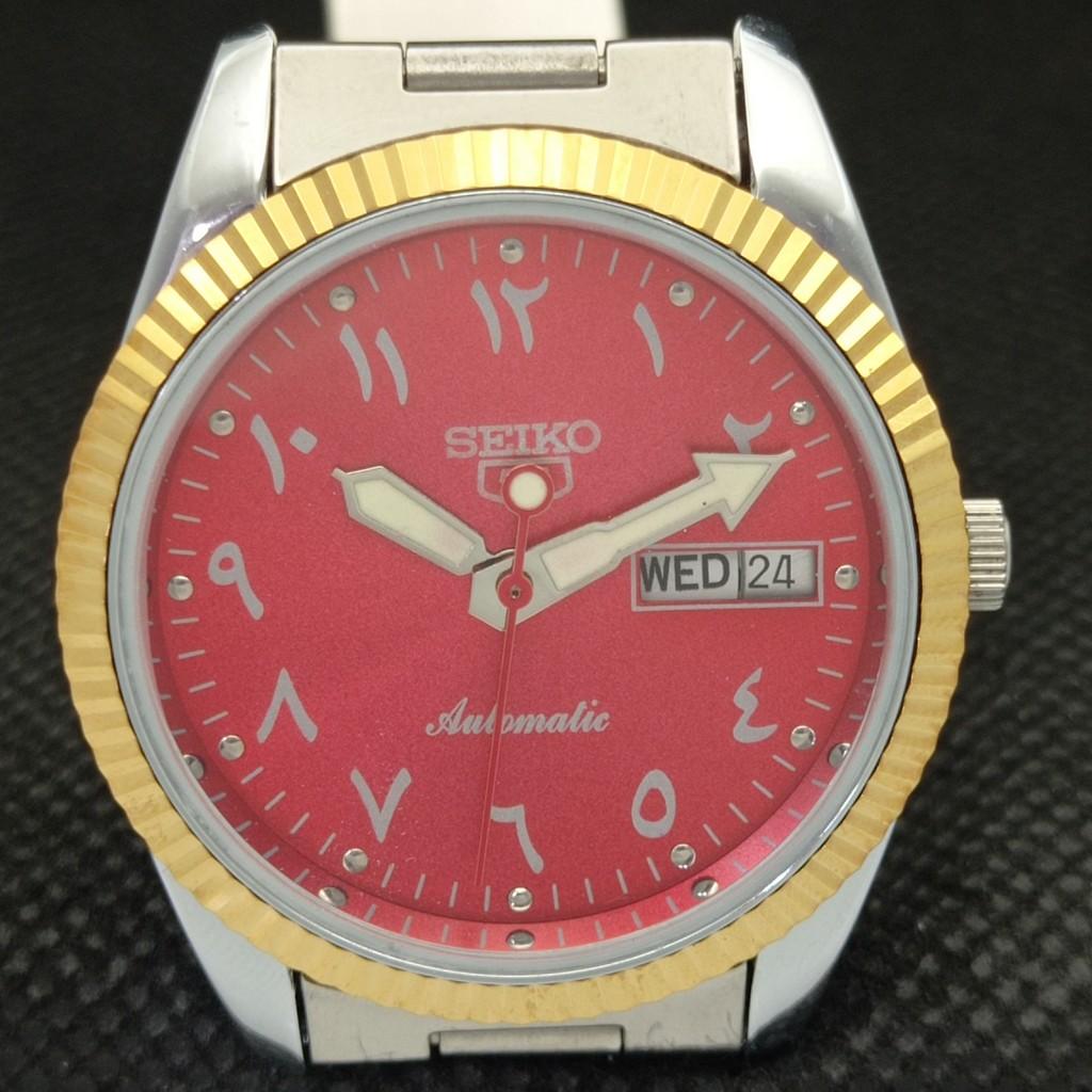 ВОССТАНОВЛЕННЫЕ МУЖСКИЕ ЧАСЫ SEIKO 5 PRESIDENT AUTO JAPAN С ПРОЗРАЧНОЙ ЗАДНЕЙ КРЫШКОЙ a305192-9