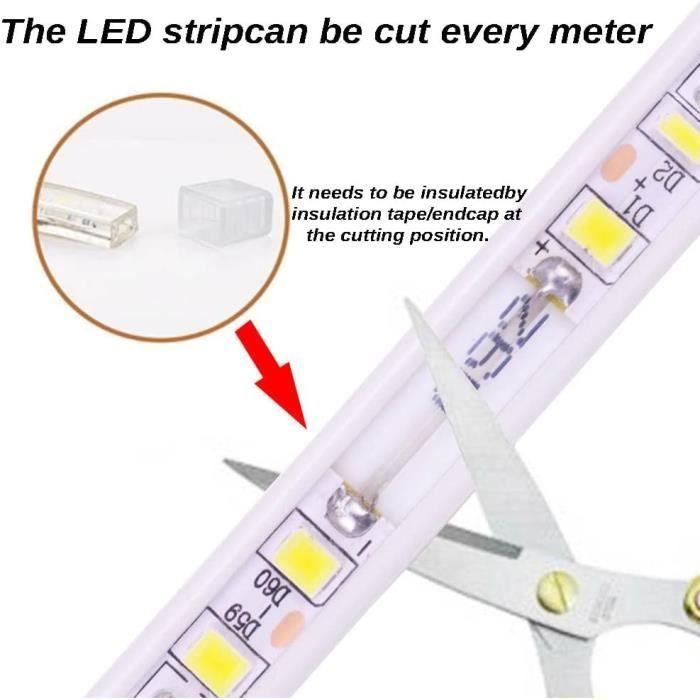 Bande Lumineuse LED - Pcning - 25M - IP67 Etanche - SMD 5730 - 220V 230V