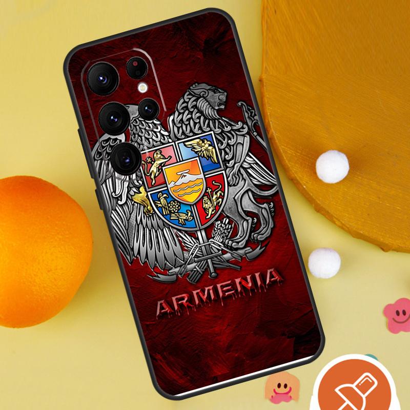 Армения Армянский Флаг Чехол для Телефона Для Samsung Galaxy S25 Ultra S24 S23 S22 S21 Ultra S9 S10 Plus S20 FE Funda Чехол