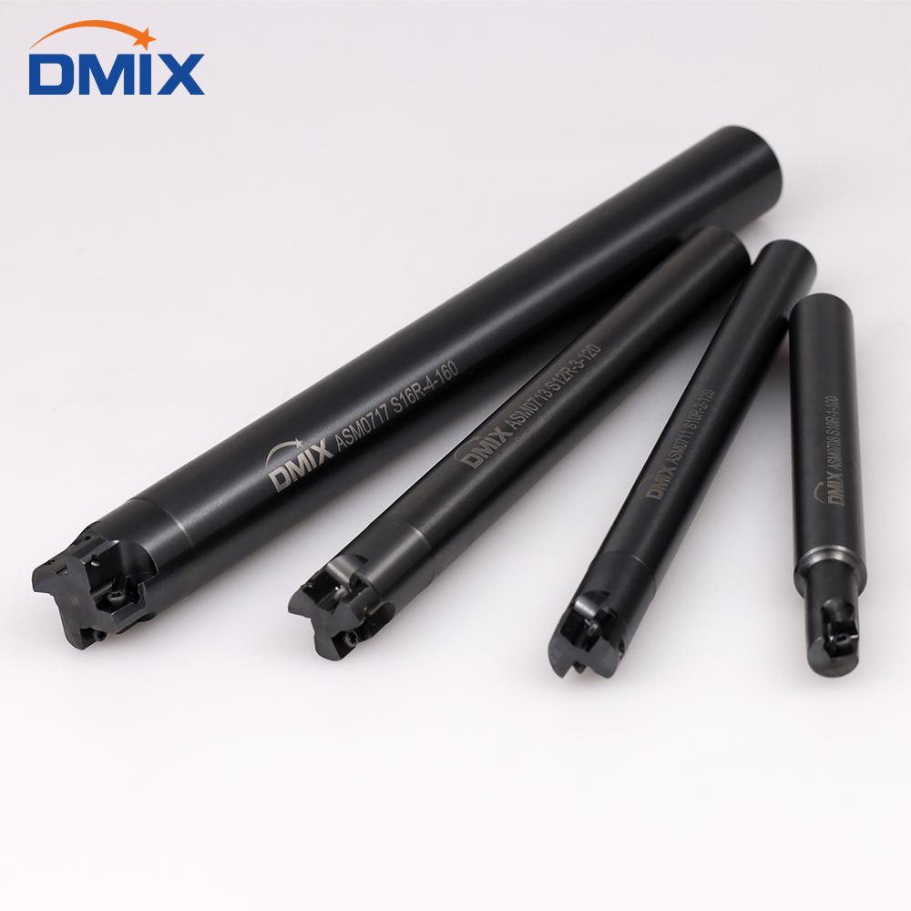 DMIX ASM07 Фрезы по металлу JDMT070204 JDMT070208 Твердосплавная пластина Многозубая концевая фреза диаметр режущей кромки токарный инструмент