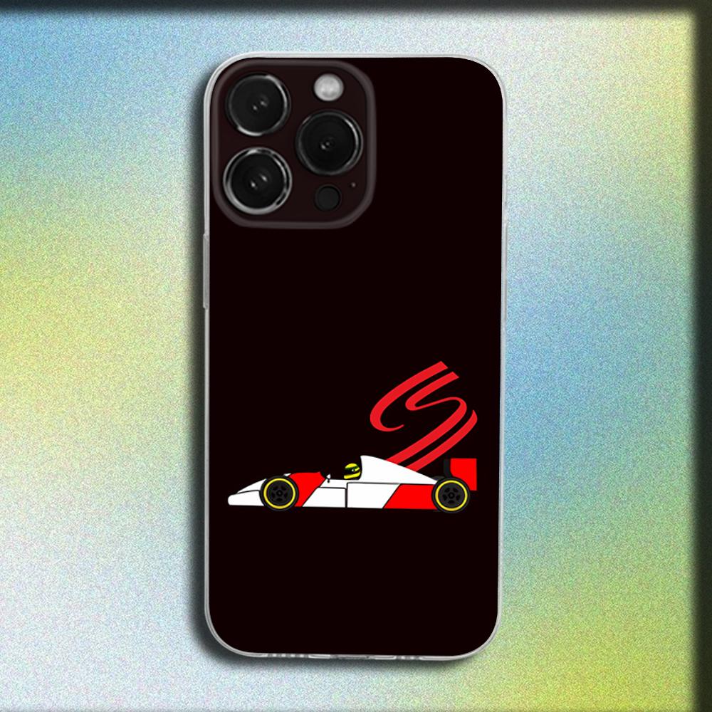 Чехол для телефона A-Ayrton Senna для iPhone 16,15,14,13,12,11 Plus,Pro,Max,XR,XS,Plus,SE,Mini Прозрачный Мягкий Чехол