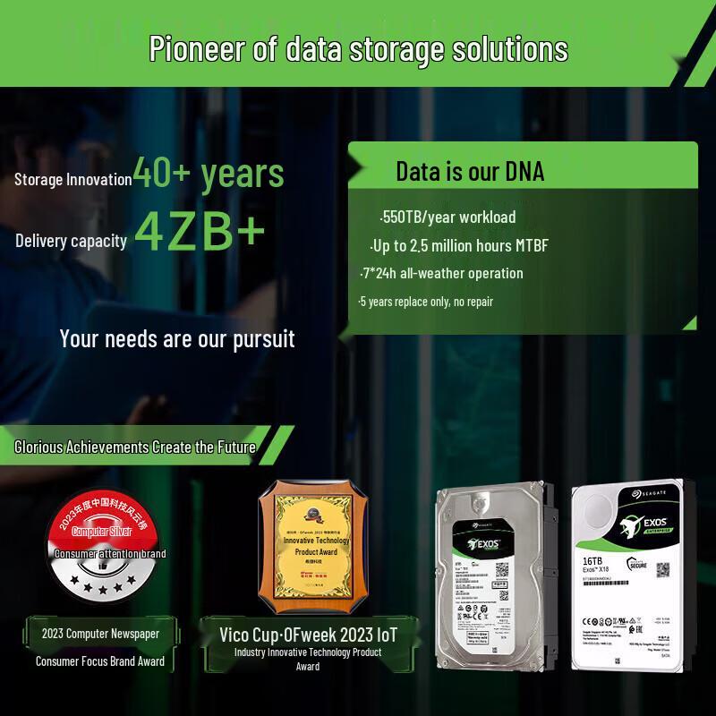 Seagate Exos 7E10 Series Enterprise Hard Drive