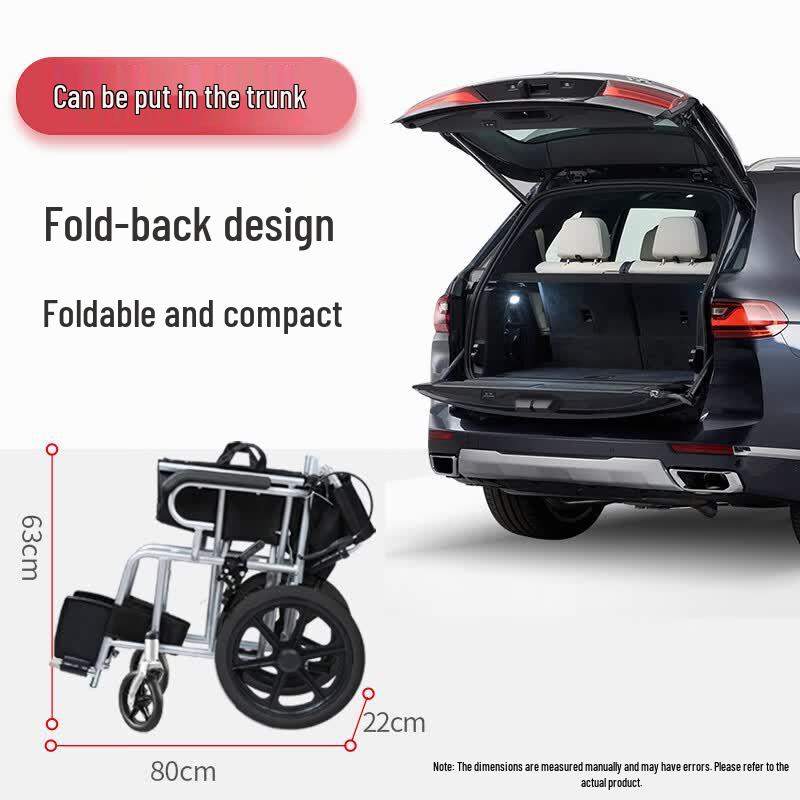 YIHUI Lightweight Foldable Manual Wheelchair