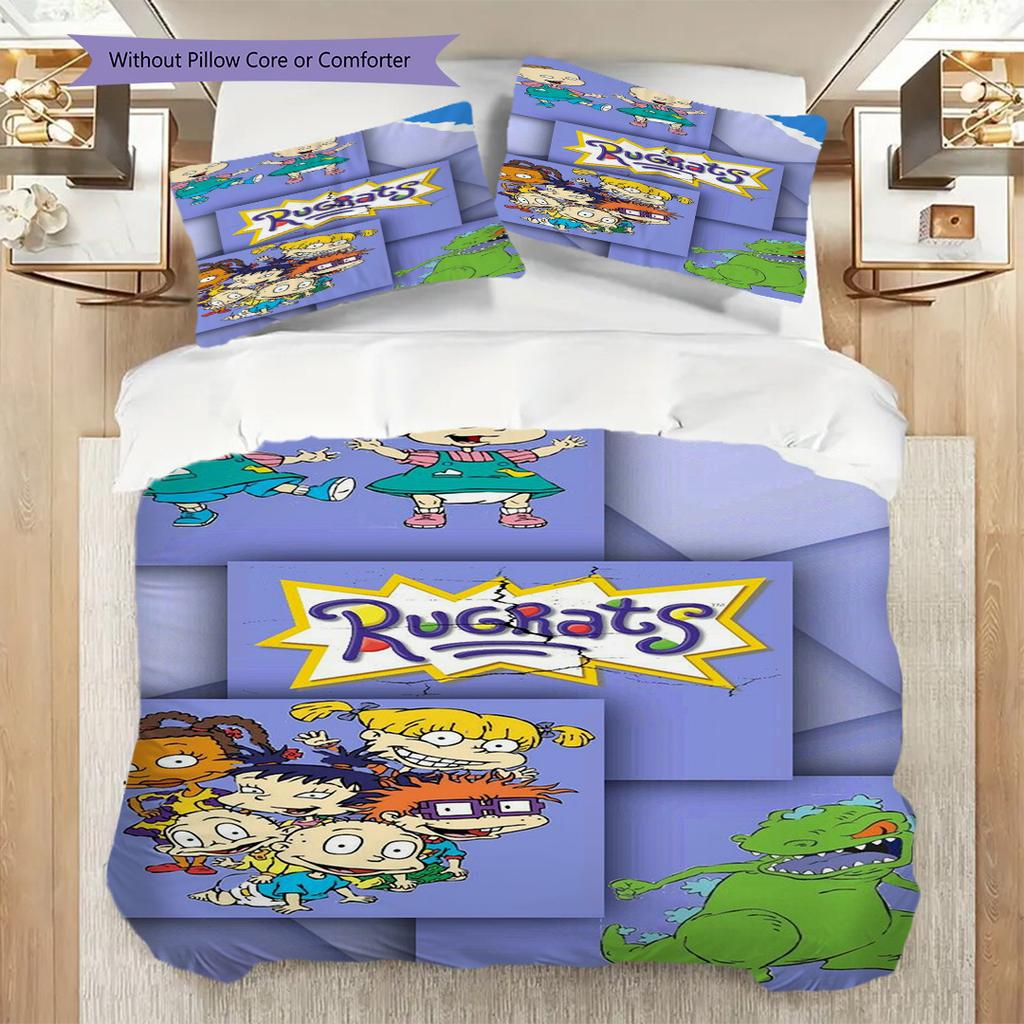 Rugrats Ultimate Adventure Threepiece Set 1 Duvet Cover 2 Pillowcase Without Core Duvet Cover And Pillowcase Bedding Set