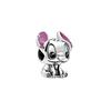 Disney Lilo And Stitch Silver Charm With Black And Purple Enamel 798844C01 For Women